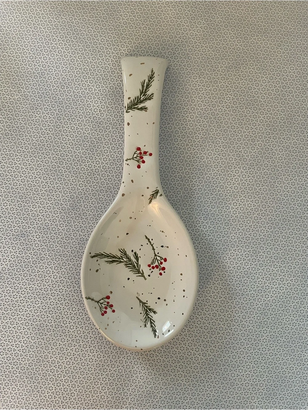 Potter’s Studio Christmas Ceramic ‎ Spoon Rest